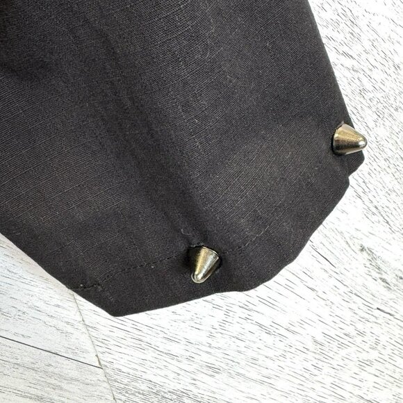 Vans Drill Chore Coat Mens Size XL Black Custom Studded Punk Emo Grunge Rocker - Picture 5 of 10